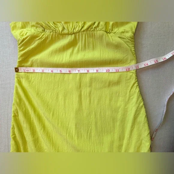 Mini dress scrunch, green, M - Picture 11 of 15